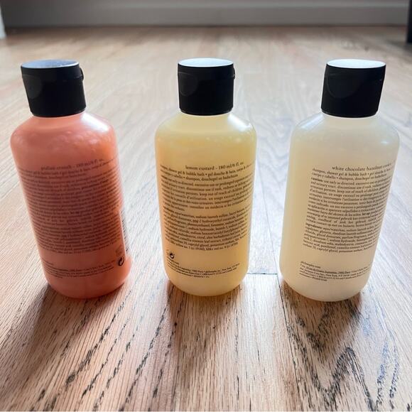 Philosophy Set of 3 Shower Gels 6 ounce bottles - Picture 2 of 3